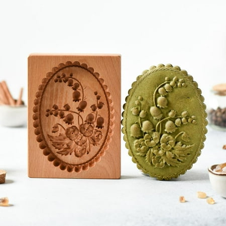 Cookie Mold Wooden Cookie Mold Baking Mold for DIY Cookie Candy Chocolate