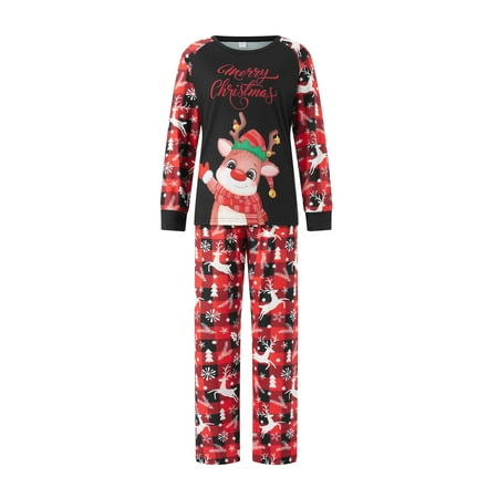 Family Matching Christmas Pajamas Elk Letter Print Tops+Tree Snowflake Deer Plaid Printed Elastic Waist Pants Set/Romper Sleepwear
Family Matching Christmas Pajamas Elk Letter Print Tops+Tree Snowflake Deer Plaid Printed Elastic Waist Pants Set/Romper Sleepwear