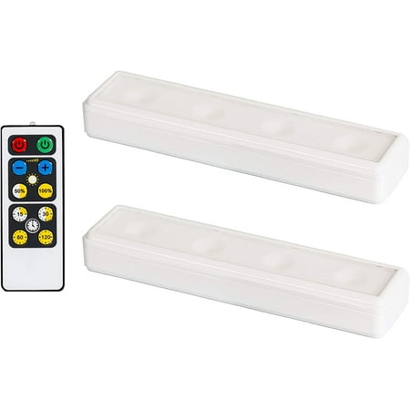 Brilliant Evolution Wireless LED Under Cabinet Light 2 Pack with Remote Control | Battery Powered Lights | Kitchen Under Cabinet Lighting | Touch Light | Stick On Lights | Push Light
Brilliant Evolution Wireless LED Under Cabinet Light 2 Pack with Remote Control | Battery Powered Lights | Kitchen Under Cabinet Lighting | Touch Light | Stick On Lights | Push Light