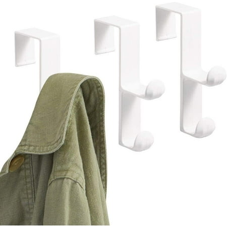 Over the Door Plastic Dual Hook Hanger for Coats Jackets Hats Robes Towels Ideal for Bathroom Bedroom Mudroom Set of 3 White White Set of 3
Over the Door Plastic Dual Hook Hanger for Coats Jackets Hats Robes Towels Ideal for Bathroom Bedroom Mudroom Set of 3 White White Set of 3
