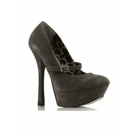 633-PAYTON-V 6 Fetish Pump In Velvet Shoe