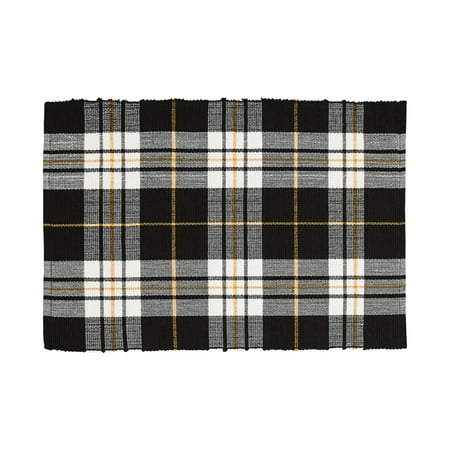 C&F Home Parker 13 x 19 Black & Yellow Single Placemat Cotton Rectangular Stripes Checkered Washable Table Mats Easy to Clean
C&F Home Parker 13 x 19 Black & Yellow Single Placemat Cotton Rectangular Stripes Checkered Washable Table Mats Easy to Clean