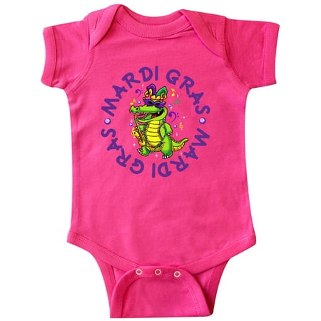 Inktastic Mardi Gras 2021 Party Alligator Gift Baby Boy or Baby Girl Bodysuit 
Inktastic Mardi Gras 2021 Party Alligator Gift Baby Boy or Baby Girl Bodysuit