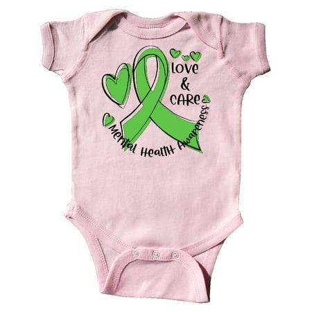 Inktastic Love and Care Mental Health Awareness Green Ribbon Gift Baby Boy or Baby Girl Bodysuit
Inktastic Love and Care Mental Health Awareness Green Ribbon Gift Baby Boy or Baby Girl Bodysuit