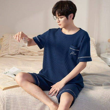 PIKADINGNIS Pajamas Set Male Cotton Short-Sleeved Spiral Pattern Mens Summer Leisure Loose Home Clothing Soft Men Sleepwear Pijamas Pant
PIKADINGNIS Pajamas Set Male Cotton Short-Sleeved Spiral Pattern Mens Summer Leisure Loose Home Clothing Soft Men Sleepwear Pijamas Pant