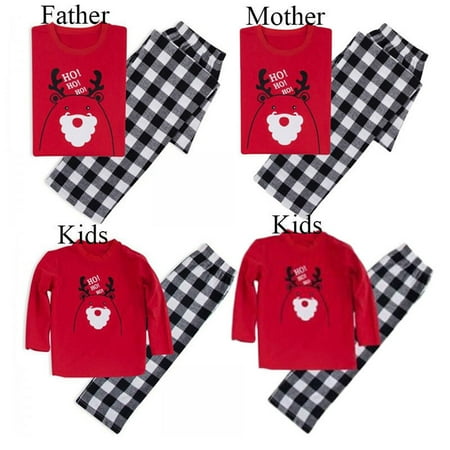 Christmas Matching Family Pajamas Set Women Men Kid Cartoon Printed Pullover Plaid Pants Sleepwear
Christmas Matching Family Pajamas Set Women Men Kid Cartoon Printed Pullover Plaid Pants Sleepwear