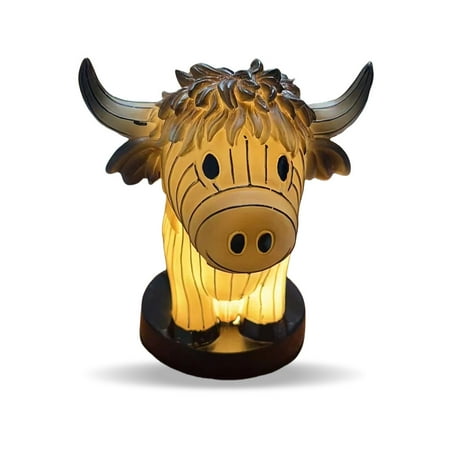 Baright Animal Night Light Resin Cow Bedside Light Funny Cow Lamp Living Room Decoration
Baright Animal Night Light Resin Cow Bedside Light Funny Cow Lamp Living Room Decoration