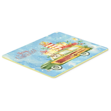 Merry Christmas Jack Russell Terrier Kitchen or Bath Mat 24x36