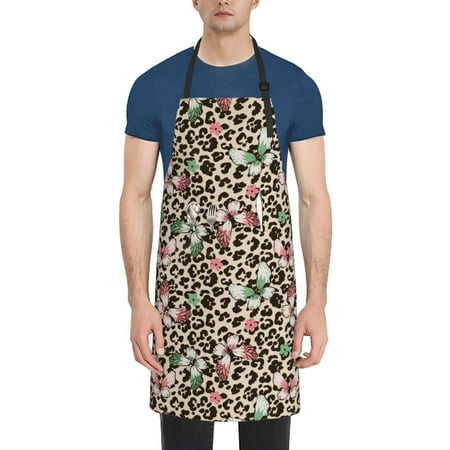 Lukts Adjustable Apron with 2 Pockets Chef Cooking Kitchen Restaurant Aprons for Women Men-Leopard Dots
Lukts Adjustable Apron with 2 Pockets Chef Cooking Kitchen Restaurant Aprons for Women Men-Leopard Dots
