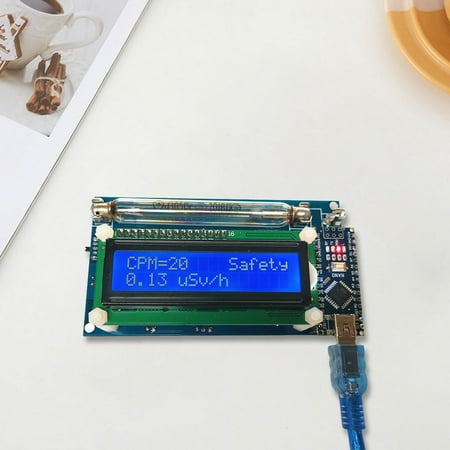 Opensource Geiger Counter LCD1602 with Geiger Tube Accessory with Display Dosimeter Geiger Counter Module