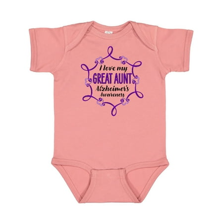 Inktastic I Love My Great Aunt Alzheimer s Awareness with Purple Heart Gift Baby Boy or Baby Girl Bodysuit
Inktastic I Love My Great Aunt Alzheimer s Awareness with Purple Heart Gift Baby Boy or Baby Girl Bodysuit