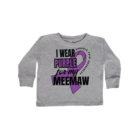 Inktastic Chronic Pain I Wear Purple For My Meemaw Gift Toddler Boy or Toddler Girl Long Sleeve T-Shirt
Inktastic Chronic Pain I Wear Purple For My Meemaw Gift Toddler Boy or Toddler Girl Long Sleeve T-Shirt