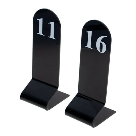 Muka Set of 10 Table Numbers Acrylic Double Sided Number Cards-Black-Number 21to30
Muka Set of 10 Table Numbers Acrylic Double Sided Number Cards-Black-Number 21to30
