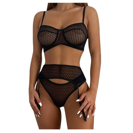 DNDKILG Women s Sexy Bra and Panty Set with Garter Nightwear Lingerie Set Lace Underwear Set M
DNDKILG Women s Sexy Bra and Panty Set with Garter Nightwear Lingerie Set Lace Underwear Set M