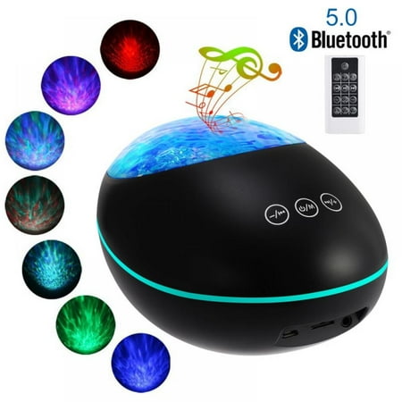 Ocean Wave Projector 12 LED 8 Colors Changing Remote Control Night Light Projector Built-in Music Player Bluetooth 5.0 Timer Brightness Adjustable For Kids Adults Living Room Bedroom Decoration
Ocean Wave Projector 12 LED 8 Colors Changing Remote Control Night Light Projector Built-in Music Player Bluetooth 5.0 Timer Brightness Adjustable For Kids Adults Living Room Bedroom Decoration