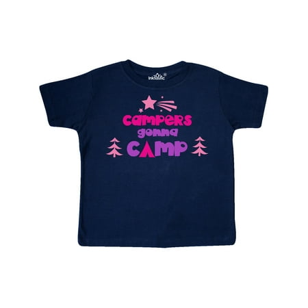 Inktastic Campers Gonna Camp Stars Trees - Pink Purple Gift Toddler Boy or Toddler Girl T-Shirt
Inktastic Campers Gonna Camp Stars Trees - Pink Purple Gift Toddler Boy or Toddler Girl T-Shirt