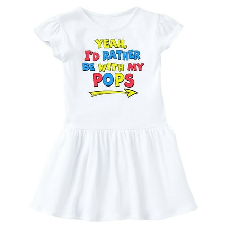Inktastic Yeah I d Rather be with My Pops in Red Yellow and Blue Gift Baby Girl Dress
Inktastic Yeah I d Rather be with My Pops in Red Yellow and Blue Gift Baby Girl Dress
