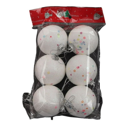 SunHLX 3/6Pcs Christmas Balls Sequins Hanging Foam Reusable Fabric Wrapped Pendants for Festival Party
SunHLX 3/6Pcs Christmas Balls Sequins Hanging Foam Reusable Fabric Wrapped Pendants for Festival Party