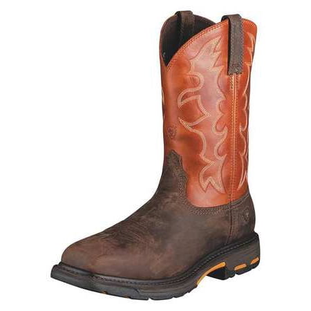 Western Boot 10 D Brown Steel PR