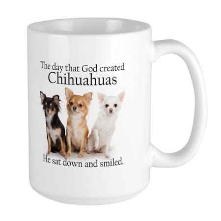 CafePress - God & Chihuahuas Large Mug - 15 oz Ceramic Large Mug
CafePress - God & Chihuahuas Large Mug - 15 oz Ceramic Large Mug