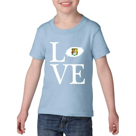 Love Mexico State of Nayarit Toddler Heavy Cotton T-Shirt Kids Tee Clothing