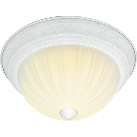 Nuvo Lighting 60445 - 3 Light (Twist and Lock Base) 15 Flush Mount White Finish with Frosted Melon Glass Ceiling Light Fixture (60-445)
Nuvo Lighting 60445 - 3 Light (Twist and Lock Base) 15 Flush Mount White Finish with Frosted Melon Glass Ceiling Light Fixture (60-445)