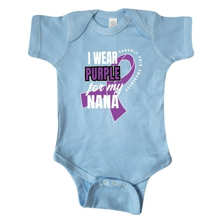 Inktastic Chronic Pain I Wear Purple For My Nana Gift Baby Boy or Baby Girl Bodysuit
Inktastic Chronic Pain I Wear Purple For My Nana Gift Baby Boy or Baby Girl Bodysuit