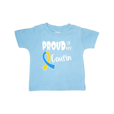Inktastic Proud of my Cousin Down Syndrome Awareness Gift Baby Boy or Baby Girl T-Shirt
Inktastic Proud of my Cousin Down Syndrome Awareness Gift Baby Boy or Baby Girl T-Shirt
