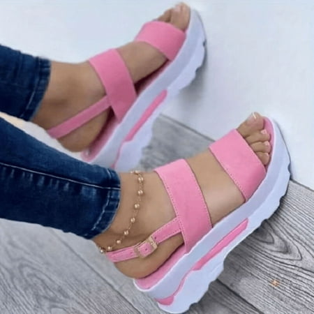 Comfortable Women s Platform Wedge Sandals with Ankle Strap - Perfect for Summer and Casual Wear Summer Slides Shoes-38
Comfortable Women s Platform Wedge Sandals with Ankle Strap - Perfect for Summer and Casual Wear Summer Slides Shoes-38