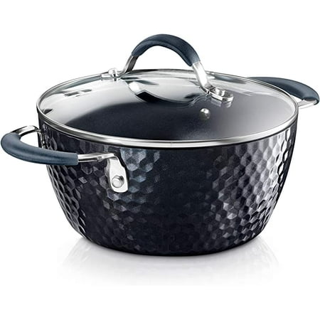 NutriChef Durable Non-Stick Dutch Oven Pot with See-Through Tempered Glass Lids 3.6 Quarts (Blue)
NutriChef Durable Non-Stick Dutch Oven Pot with See-Through Tempered Glass Lids 3.6 Quarts (Blue)