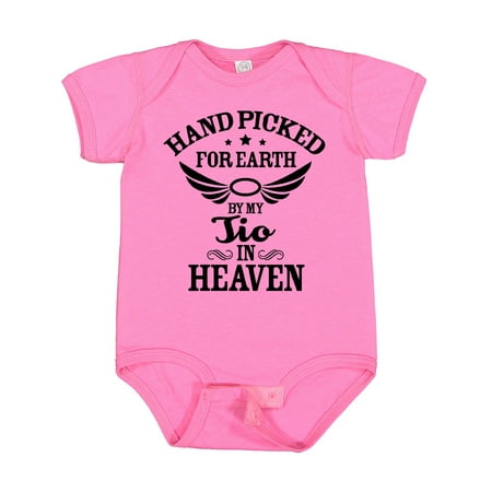 Inktastic Handpicked for Earth by My Tio in Heaven with Angel Wings Gift Baby Boy or Baby Girl Bodysuit
Inktastic Handpicked for Earth by My Tio in Heaven with Angel Wings Gift Baby Boy or Baby Girl Bodysuit