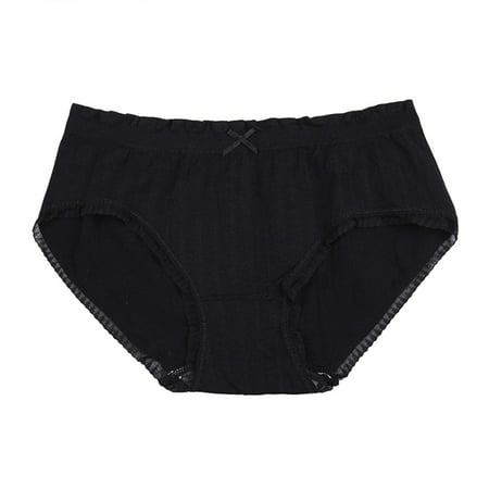 Fsqjgq Light Bikini Underwear Women Casual Thin Breathable Soild Color Girly Mid Waist Bow Briefs Boyfriend Underwear for Women Nylon Spandex Black One Size
Fsqjgq Light Bikini Underwear Women Casual Thin Breathable Soild Color Girly Mid Waist Bow Briefs Boyfriend Underwear for Women Nylon Spandex Black One Size