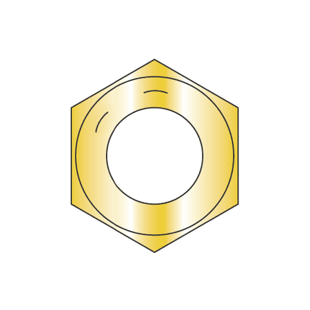 1 1/2-12 Finished Hex Nuts / Grade 8 Steel / Zinc Yellow (Quantity: 40)