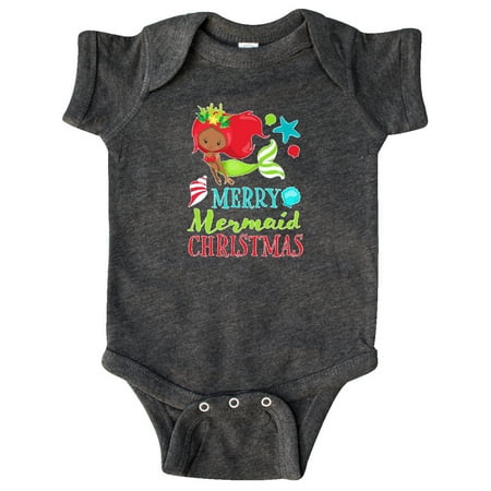 Inktastic Merry Mermaid Christmas with Red Hair and Dark Skin Tone Gift Baby Boy or Baby Girl Bodysuit
Inktastic Merry Mermaid Christmas with Red Hair and Dark Skin Tone Gift Baby Boy or Baby Girl Bodysuit