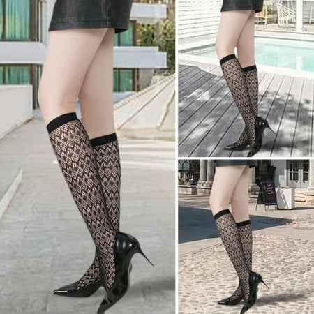 Opolski 2 Pair Women Stockings Sweat-absorbing Close-fitting Slim Fit Anti-falling Sexy Ultra-thin See-through Rose Pattern Anti Slip High Stockings for Daily Wear
Opolski 2 Pair Women Stockings Sweat-absorbing Close-fitting Slim Fit Anti-falling Sexy Ultra-thin See-through Rose Pattern Anti Slip High Stockings for Daily Wear