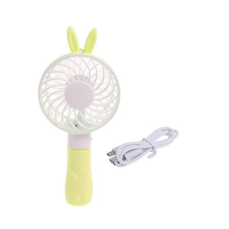Techinal Portable Hand Fan Battery Operated USB Power Handheld Mini Fan Cooler with Strap