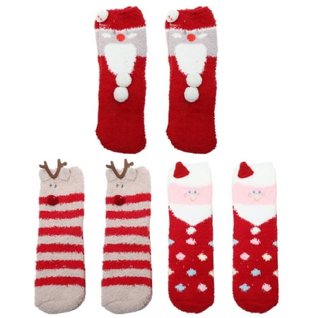 OUNONA 3 Pairs Christmas Winter Socks Cartoon Female Socks Japanese Style Supple Socks
OUNONA 3 Pairs Christmas Winter Socks Cartoon Female Socks Japanese Style Supple Socks