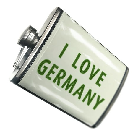 NEONBLOND Flask I Love Germany Soccer Field Grass