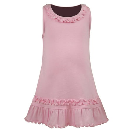 Kavio I1C0330 Infants Sunflower Dress-Baby Pink-18M