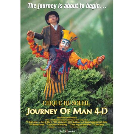 Posterazzi MOVIJ4957 Cirque Du Soleil-Journey of Man Movie Poster - 27 x 40 in.