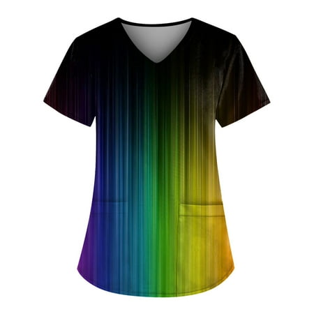 XINKAIRUN Plus Size Cute Printed Scrub Working Uniform Tops for Blouses for Women V-Neck Short Sleeve Fun T-Shirts Workwear Tee with Pockets L
XINKAIRUN Plus Size Cute Printed Scrub Working Uniform Tops for Blouses for Women V-Neck Short Sleeve Fun T-Shirts Workwear Tee with Pockets L
