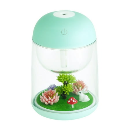 Micro Landscape Air Humidifier Purifier Essential Oil Aroma Diffuser LED Lights