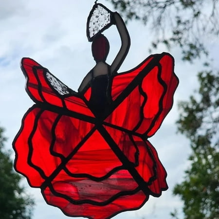marioyuzhang Dancing Lady Pendant Dancing Lady Stained Glass Lady Dancing With The Wind Acrylic Stained Glass Hanging Decor Wind Garden Decoration For Window/Door Room Decor
marioyuzhang Dancing Lady Pendant Dancing Lady Stained Glass Lady Dancing With The Wind Acrylic Stained Glass Hanging Decor Wind Garden Decoration For Window/Door Room Decor