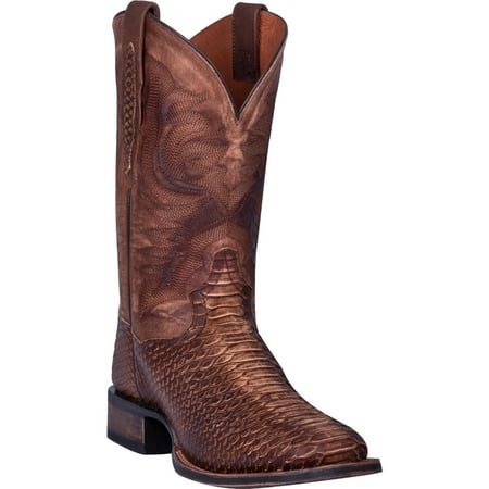 Men s Dan Post Ka Python PRINT Boots Handcrafted Brown
