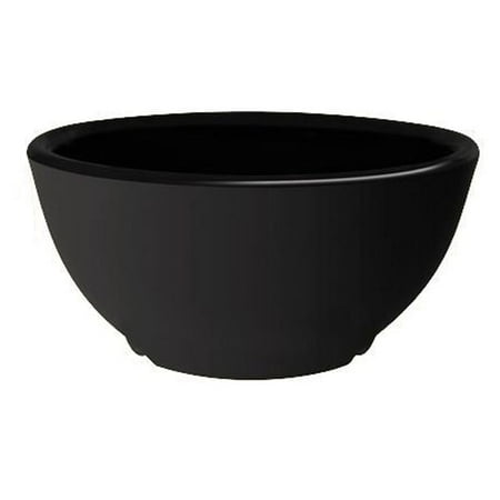 Black Elegance 10 oz 4.5 x 2.25 Bowl Black Melamine