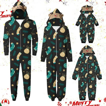 WREESH Christmas Family Pajamas for Baby Jumpsuits Fashionable Christmas Print Family European and American Pajamas Parent-Child Suit Baby Black
WREESH Christmas Family Pajamas for Baby Jumpsuits Fashionable Christmas Print Family European and American Pajamas Parent-Child Suit Baby Black