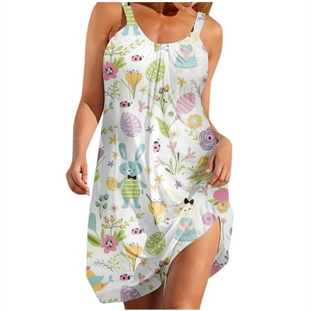 jsaierl Easter Dresses for Women Rabbit Egg Print Casual Dresses Sleeveless Midi Sun Dress Boho Tank Dresses Happy Easter Gift for Women
jsaierl Easter Dresses for Women Rabbit Egg Print Casual Dresses Sleeveless Midi Sun Dress Boho Tank Dresses Happy Easter Gift for Women