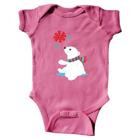 Inktastic Polar Bear With A Scarf White Bear Snowflakes Gift Baby Boy or Baby Girl Bodysuit
Inktastic Polar Bear With A Scarf White Bear Snowflakes Gift Baby Boy or Baby Girl Bodysuit
