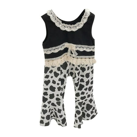 Toddler Girls Summer Vest Lace Suit Bell Bottom Pants Leopard Printed Children Casual Daily Outing 0-6 Years Kids Child Clothing Streetwear Dailywear Outwear
Toddler Girls Summer Vest Lace Suit Bell Bottom Pants Leopard Printed Children Casual Daily Outing 0-6 Years Kids Child Clothing Streetwear Dailywear Outwear
