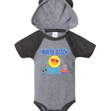 Inktastic Myrtle Beach Vacation Time Gift Baby Girl Bodysuit